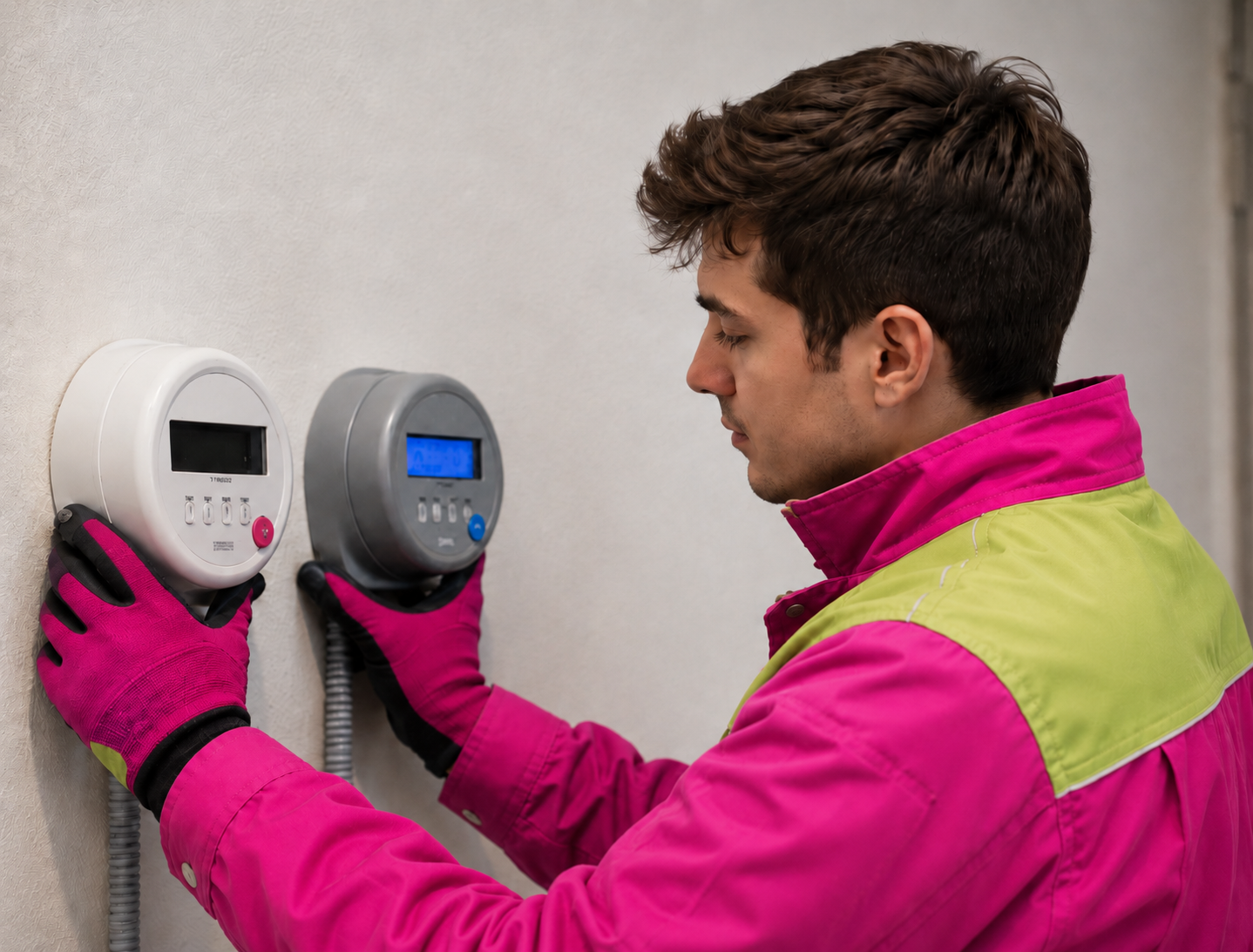 Technicien 5COMS en intervention